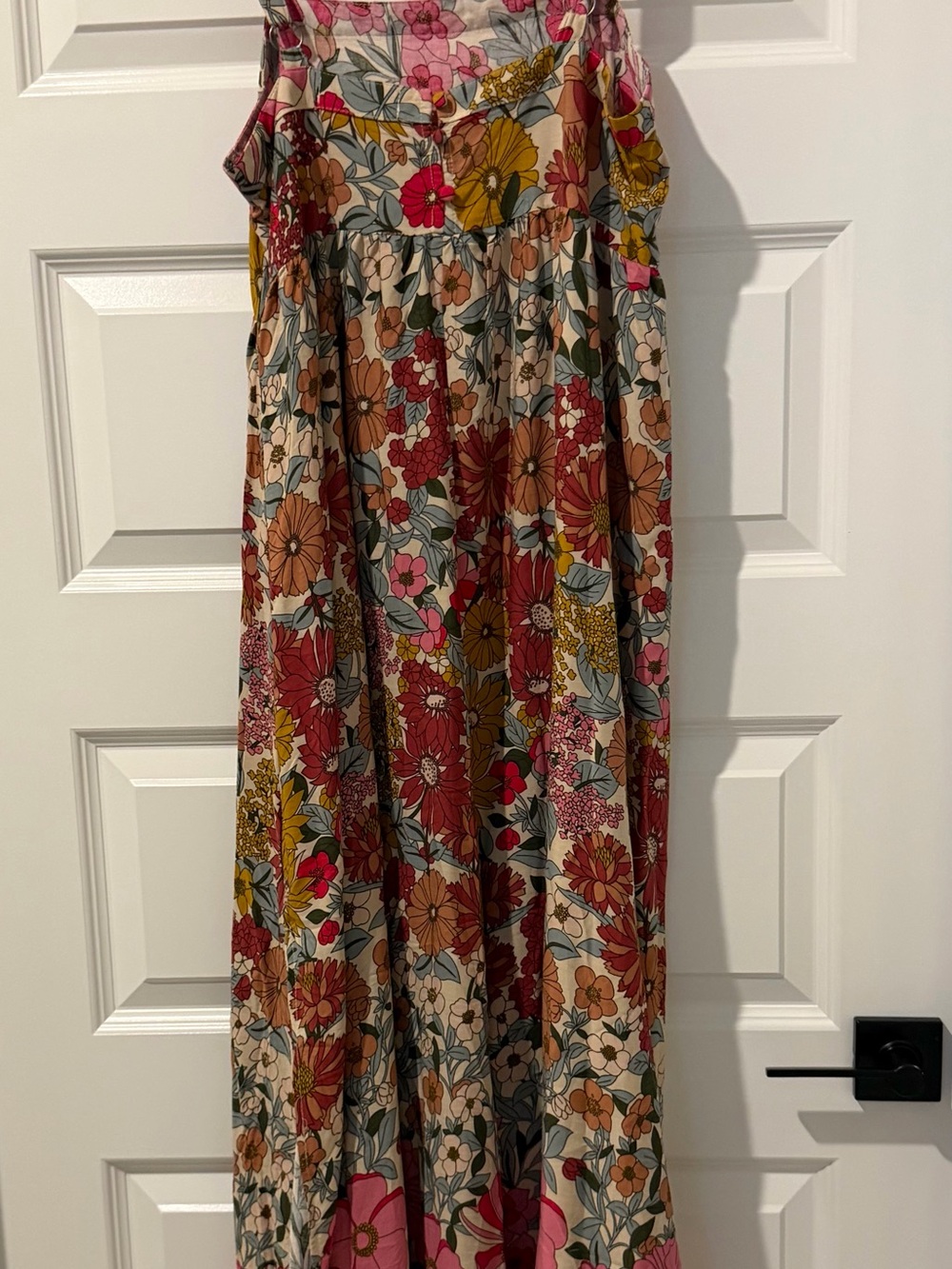 Patti side slit maxi dress - vintage summer floral - Picture 2 of 5